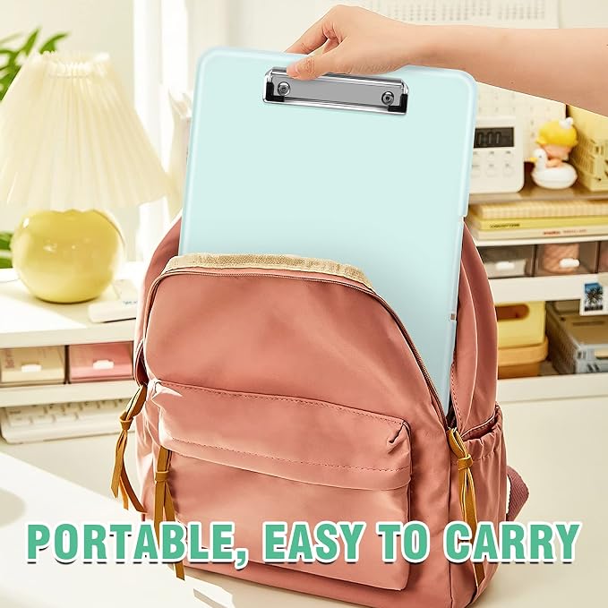ANZNKU Clipboards with Storage, 13x9.6 Heavy Duty Nursing Clipboard Foldable - Image 5