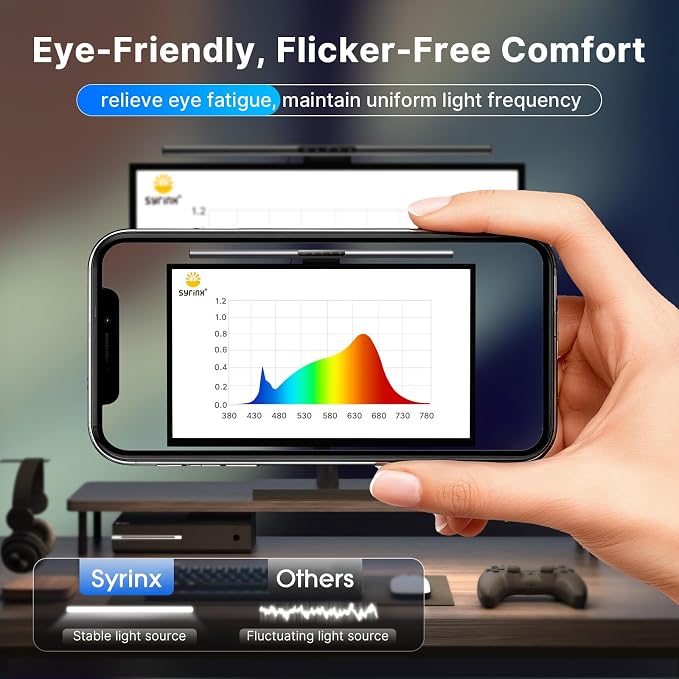 Syrinx 16.7" Computer Monitor Light Bar - Image 6