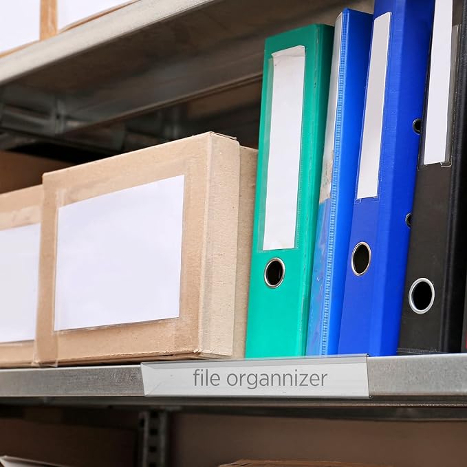 Teling 15 Pieces Shelf Label Holder - Image 7