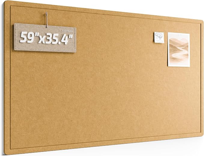 Fluxynara Large Bulletin Board, Foldable Felt Pin Board by FLUXYNARA