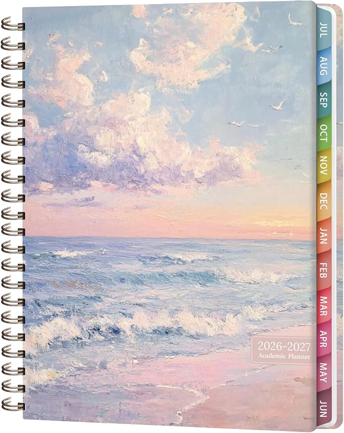 Planner 2026-2027, Weekly and Monthly Academic Planner, July 2026 by VALOME