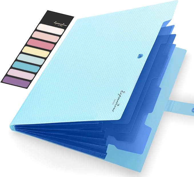 Sooez Accordion File Organizer, Letter Size Expanding File Folder by Sooez