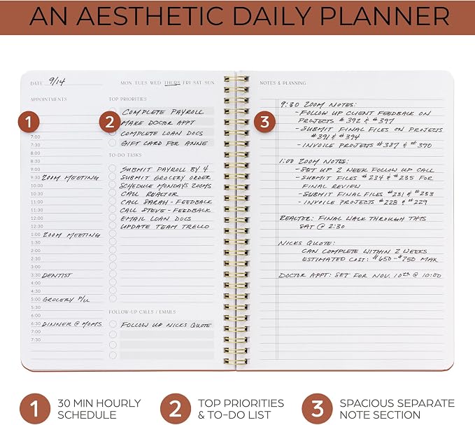 Beautiful Daily Planner And Notebook - Image 2