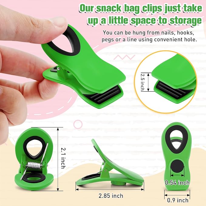 FINDMAG Chip Clips Bag Clips, 12 Pack Chip Bag Clip - Image 3