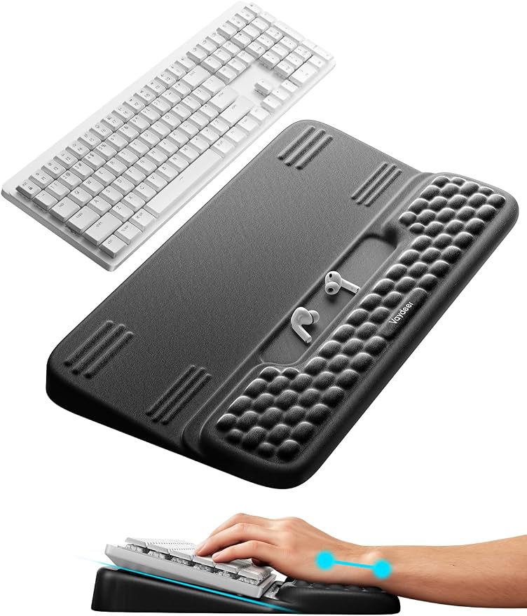 Vaydeer Keyboard Stand with Wrist Rest, Gaming Wrist Support Pad, Ergonomic by Vaydeer