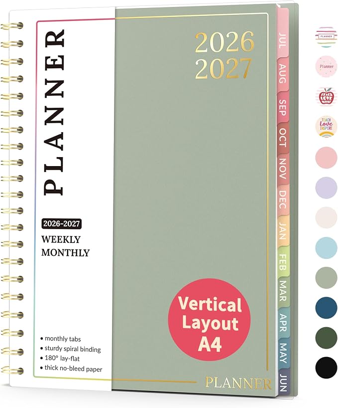 Teacher Planner 2026-2027, Forvencer Academic Planner 2026-2027, Jul 2026 by Forvencer