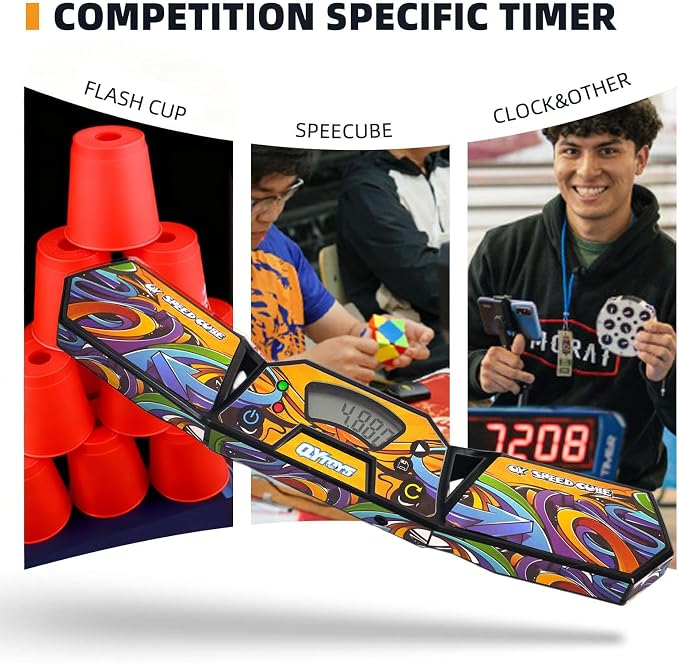 Professional Speed Cube Timer, Touch Control Timer - Image 5