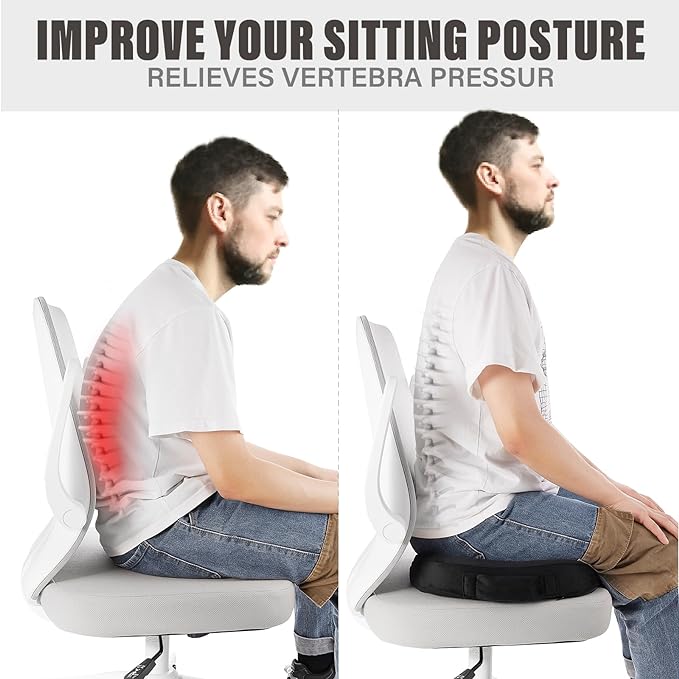 WAOAW Seat Cushion, Office Chair Cushions Butt Pillow - Image 4