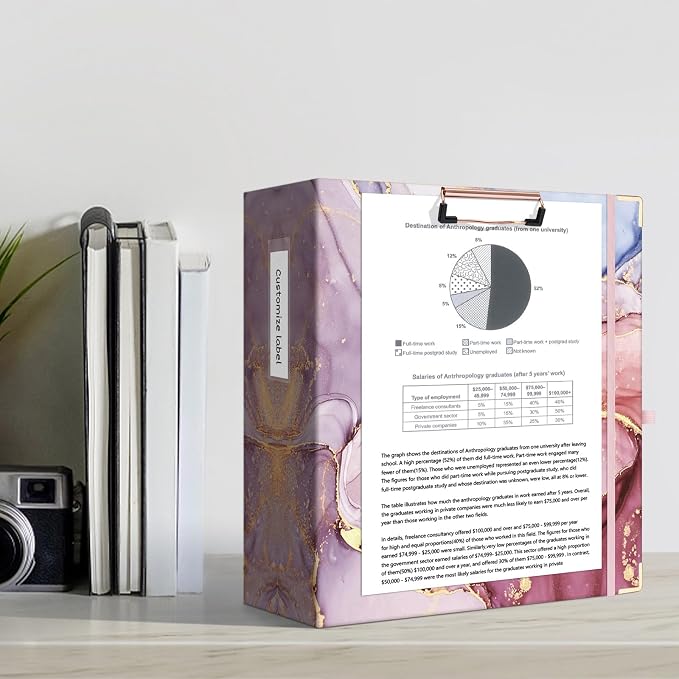Ospelelf 3 Ring Binder for Letter Size Paper - Image 7