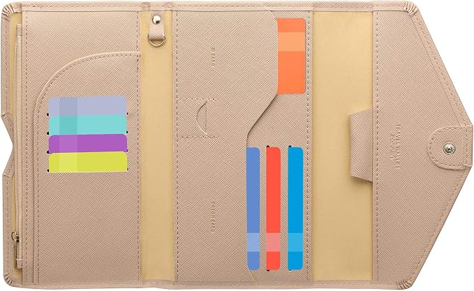 ZOPPEN Mulit-purpose Rfid Blocking Passport Holder Travel Wallet Passport and by Zoppen