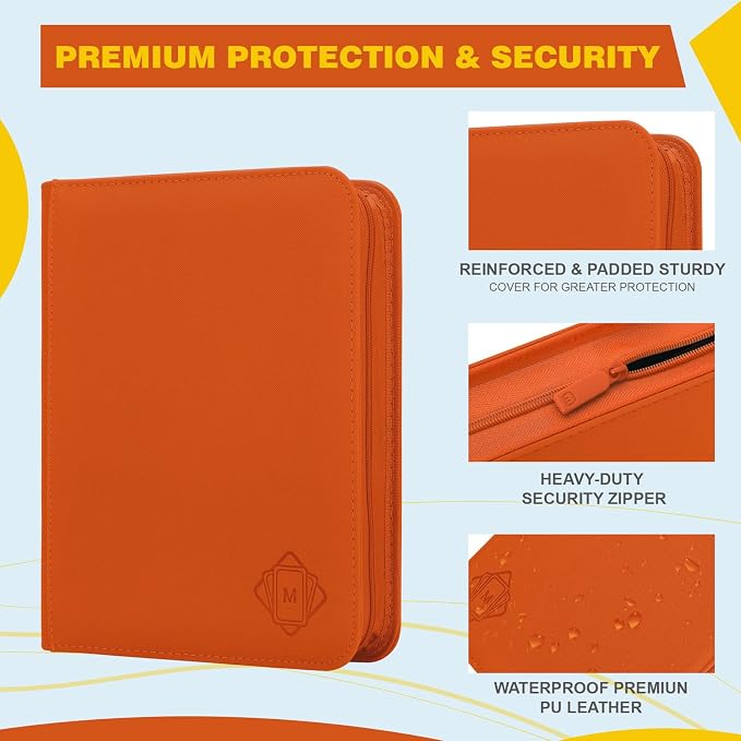 Toploader Binder, 4-Pocket Side Load Trading Card Album, Holds 128 Cards - Image 4