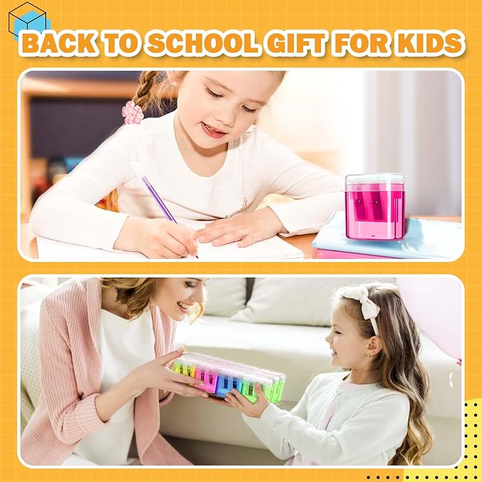 100 Pack Pencil Sharpener Bulk, Manual Pencil Sharpener - Image 6