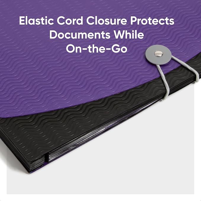 Smead Poly Frequency Expanding File Folders, Flap and Cord Closure, Letter Size - Image 5