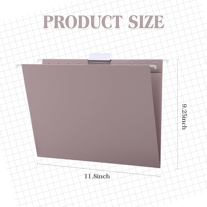 12 Pack Decorative Hanging File Folders, Letter Size - Image 2
