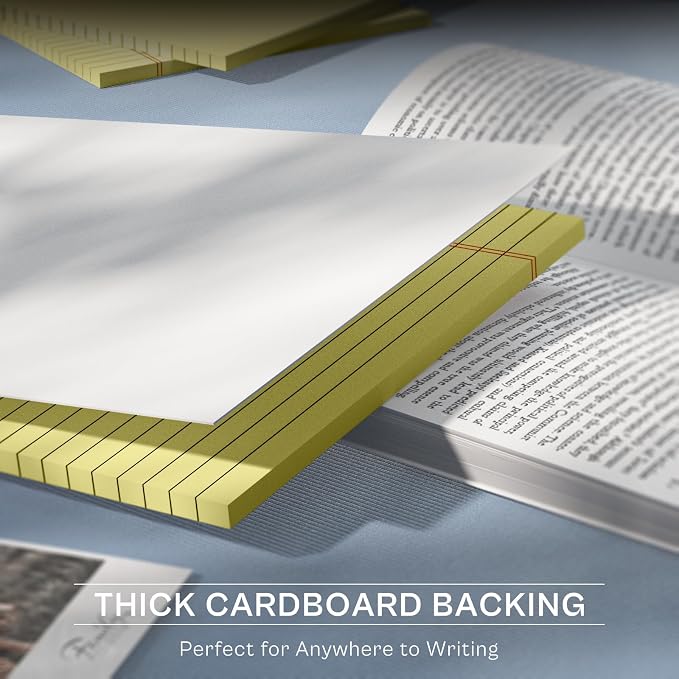 Legal Pads 8.5 x 11 Wide Ruled Notepads 20 Pack 30 Sheets Perforated - Image 7