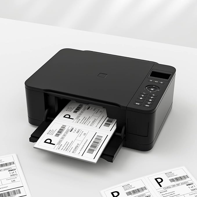 Shipping Labels with Rounded Corner, 8.27 x 5.32 Inches Half Sheet Self - Image 5