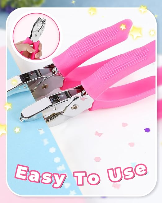 UCEC 6PCS Single Hole Punch Set – 1/4" Heart, Flower & 3/16" Butterfly & 5/16" - Image 4