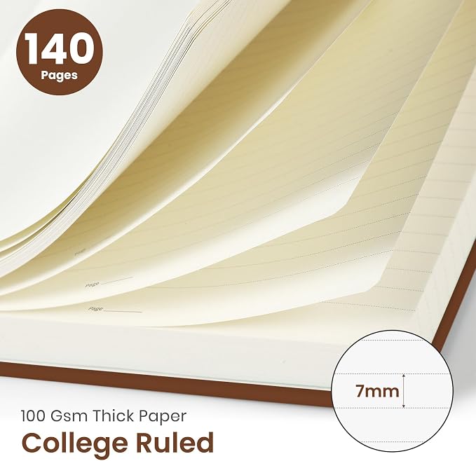 Taja Lined Spiral Journal Notebook - Image 2