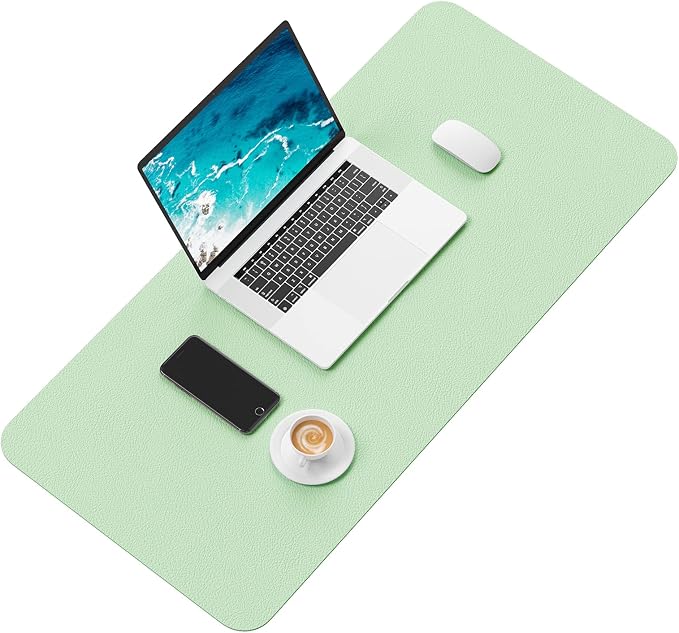 Hsurbtra Desk Pad, XL Extended Mouse Pad, Waterproof Desktop Blotter Protector - Image 2