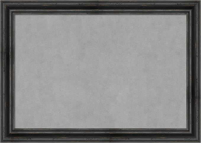 Amanti Art Black Framed Magnetic Board 29x41 Large Vision Board by AmantiArt