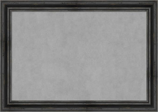 Amanti Art Black Framed Magnetic Board 29x41 Large Vision Board by AmantiArt