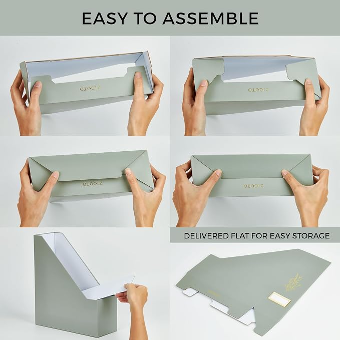 ZICOTO Beautiful Magazine Holder Set Of 3 - Image 7