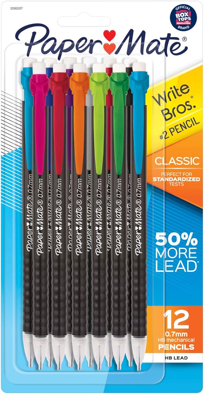 Paper Mate Write Bros. Classic Mechanical Pencils, 1 Dozen by Unknown