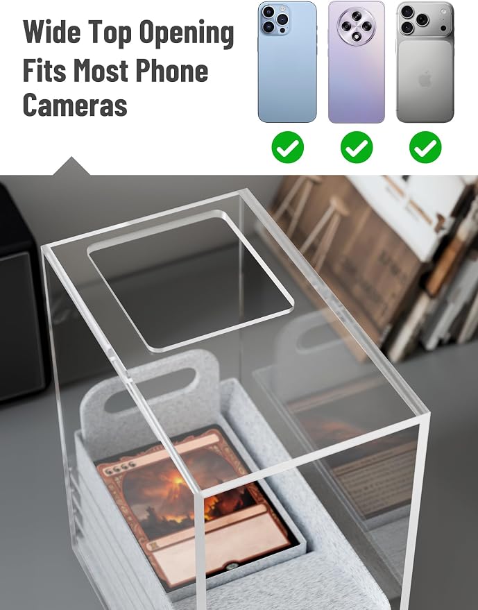 NiHome Clear Acrylic Trading Card Scanner Stand - Image 6