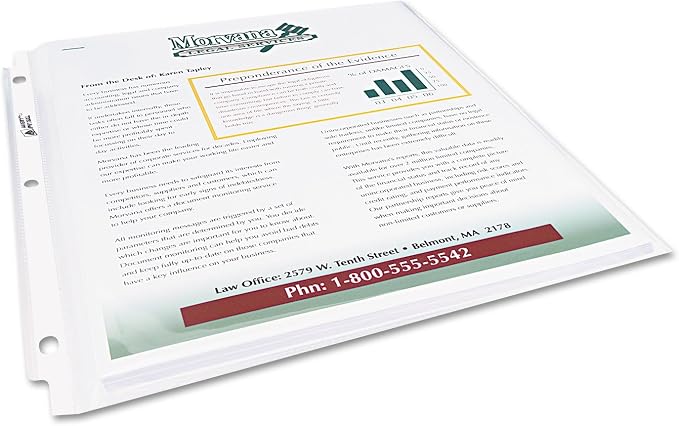 Avery 74171 Sheet Protectors, Top Load, 11-Inch x8-1/2-Inch, Diamond Clear - Image 6