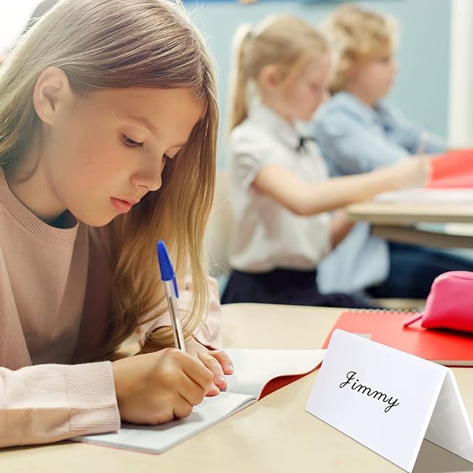 Fainne 60 Sets Dry Erase Name Tent Cards - Image 4