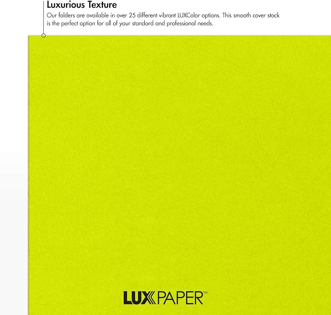 9 x 12 Presentation Folders in 100 lb. Wasabi - Image 5