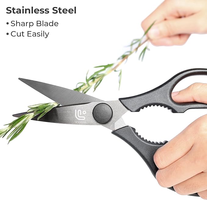 Linoroso Kitchen Scissors All Purpose Kitchen Shears - Image 3