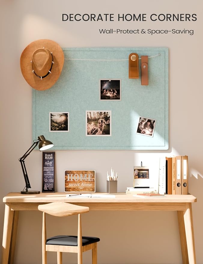 Fluxynara Large Bulletin Board, 47.2" x 35.4" Cork Board Alternative - Image 4