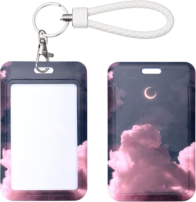 ID Card Badge Holder Key Chain by SHININGEYES