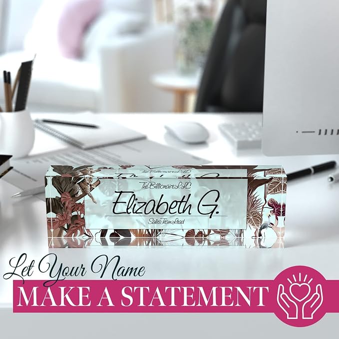 Desk Name Plate Personalized, Custom Name Plates - Image 4