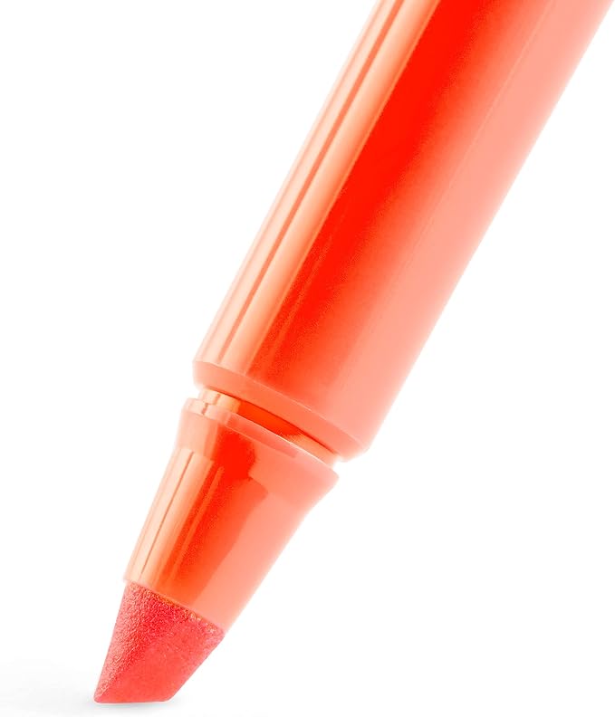 BIC Brite Liner Highlighters, Chisel Tip, 12-Count Pack of Orange Highlighters - Image 3