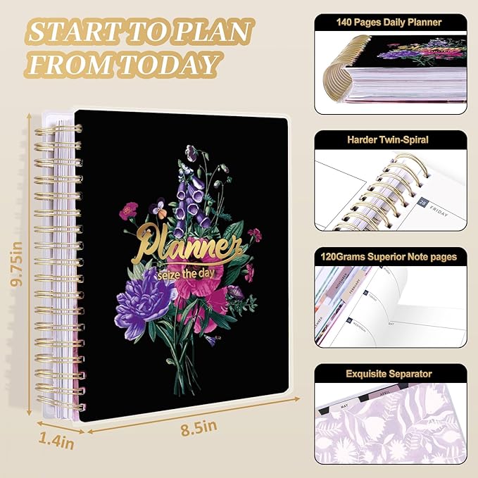 Planner 2026-2027, 18 Months Large Academic Daily Weekly Monthly Planner - Image 3