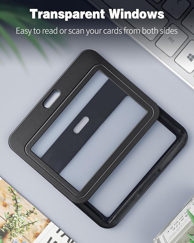Uniclife 3 Pack Sliding Badge Holder - Image 2