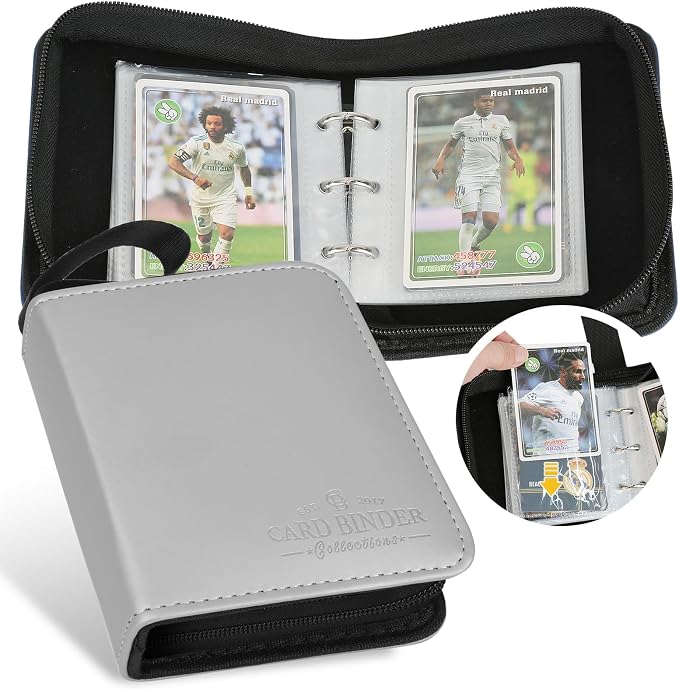 Trading Card Binder, Card Collection Binder Album Folder by Foalgo