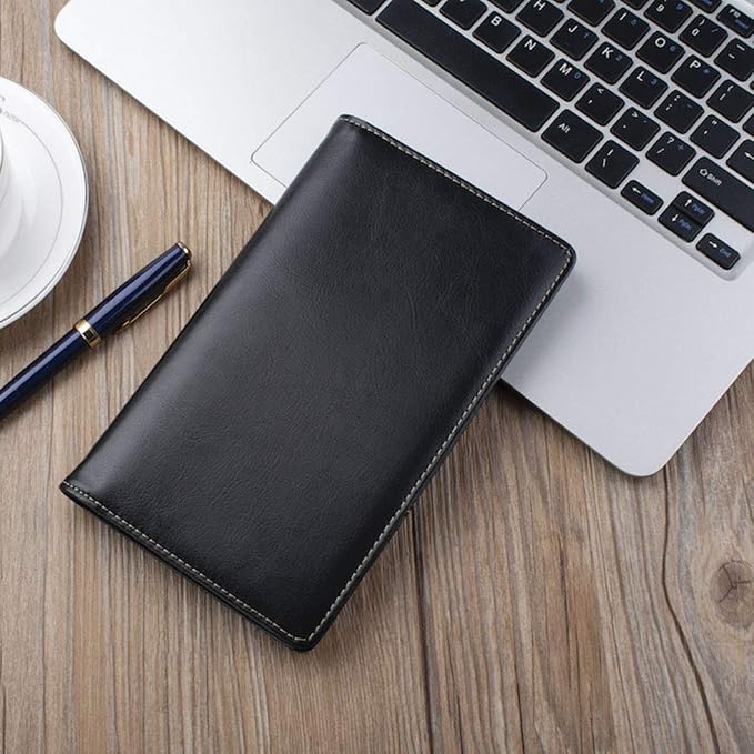 Sooez Leather Professional Business Card Book Holder Organizer, 240 Capacity - Image 7