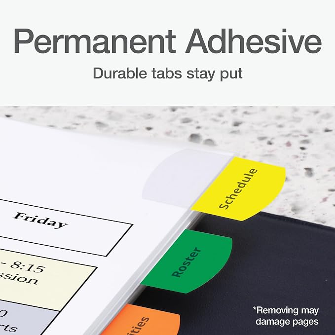 Redi-Tag Laser Printable Tabs, Permanent Index Tabs, Customizable Adhesive - Image 4