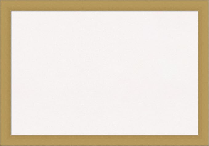 Amanti Art White Cork Board for Wall, 28x40 Vision Board with Gold Frame, Large Corkboard Office Decor for Home Organization, Casual Corkboard Pinboard to display items for home organization-DeskLoop Office