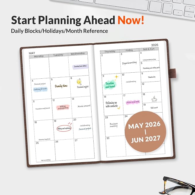 SUNEE 2026-2027 Pocket Weekly Planner - Image 2