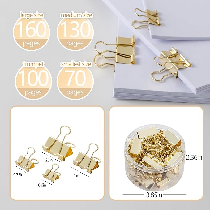 Binder Clip Paper Clamps - Image 3