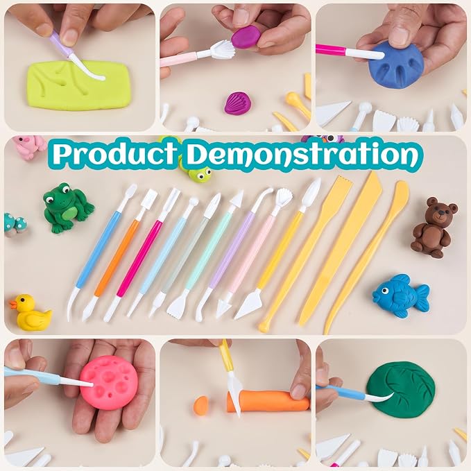 Amrules Clay Tools Kit, Pottery Craft - Image 3