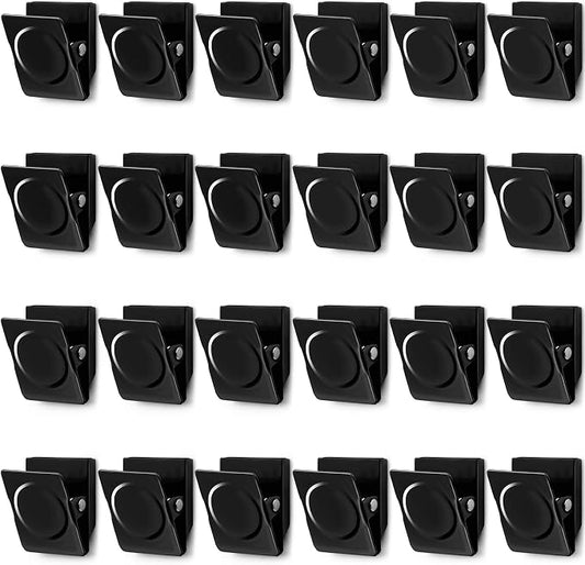 VNDUEEY 24Pcs Strong Whiteboard Magnets Magnetic Clips Heavy Duty, Refrigerator by VNDUEEY