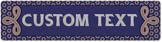 Custom Sign, Custom Street Sign, 11 Font Colors, 13 Font Styles, 4 Hole Options by MySignCenter