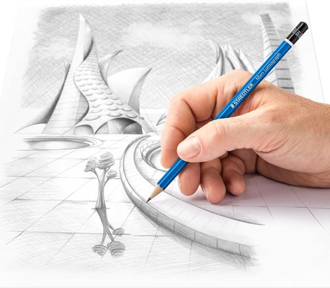 STAEDTLER Mars Lumograph 8H Graphite Art Drawing Pencil, 6 Pencils - Image 4