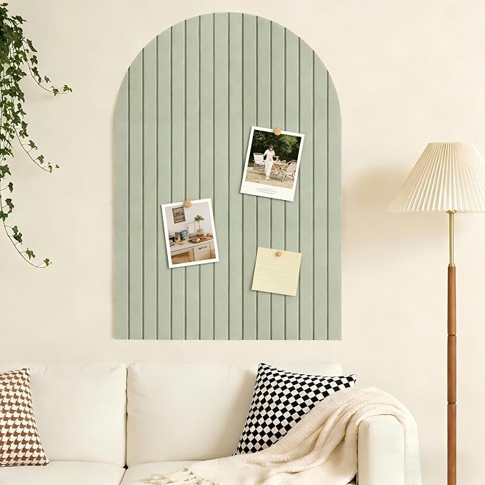 Large Arched Felt Bulletin Board, Sized 36" x 24" - Image 7