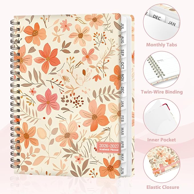 Planner 2026-2027, Weekly and Monthly Academic Year Calendar Planner, July 2026 - Image 4